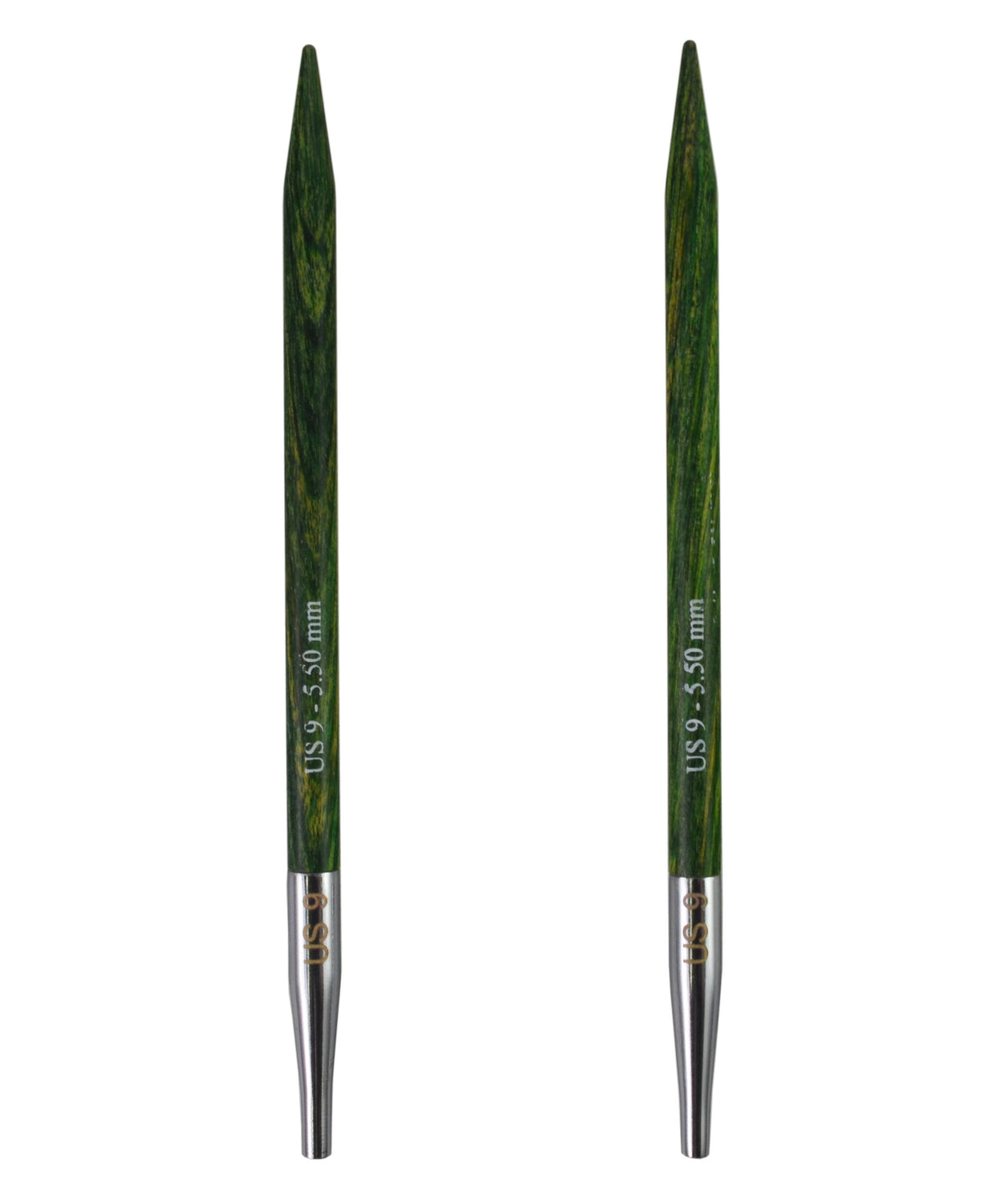 Knitter&#39;s Pride Dreamz Interchangeable Needle Tips-Needles-Knitter&#39;s Pride-US 9 (5.5mm) - Misty Green-Alpaca Direct