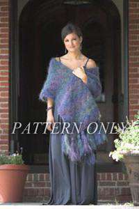 Drifting Gardens Entrelac Shawl *Pattern*-Patterns-Plymouth Yarn-Alpaca Direct