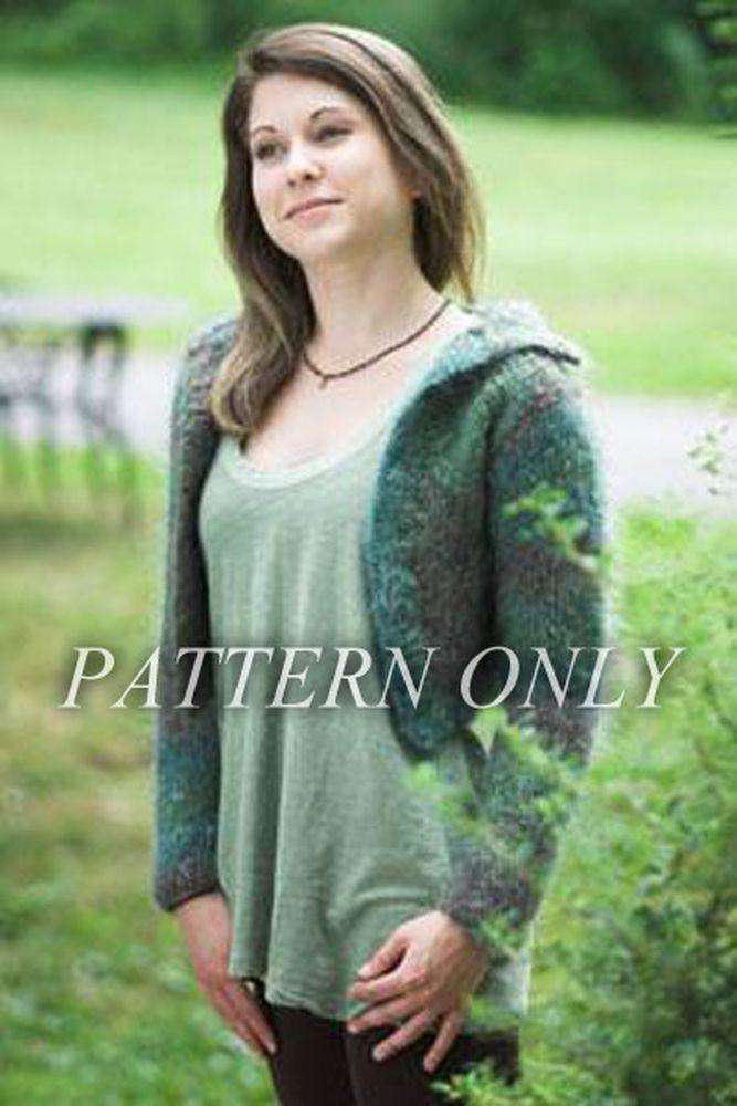 Drifting Gardens Woman's Entrelac Bolero *Pattern*-Patterns-Plymouth Yarn-Alpaca Direct