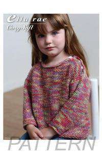 Ella Rae Cozy Soft Moss Stitch Sweater PATTERN ONLY-Patterns-Ella Rae-Alpaca Direct