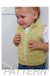 Ella Rae Lace Merino Chunky Ribbed Vest PATTERN ONLY-Patterns-Ella Rae-Alpaca Direct