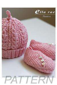 Ella Rae Phoenix DK Baby Beanie and Booties PATTERN ONLY-Patterns-Ella Rae-Alpaca Direct