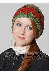 Entrelac Cap by Kathy Gometz *Skacel Pattern*-Patterns-Skacel-Alpaca Direct