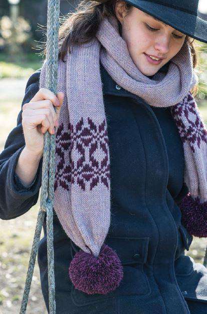 Evie Scarf by Martha Wissing *Berroco Pattern*-Patterns-Berroco-Alpaca Direct