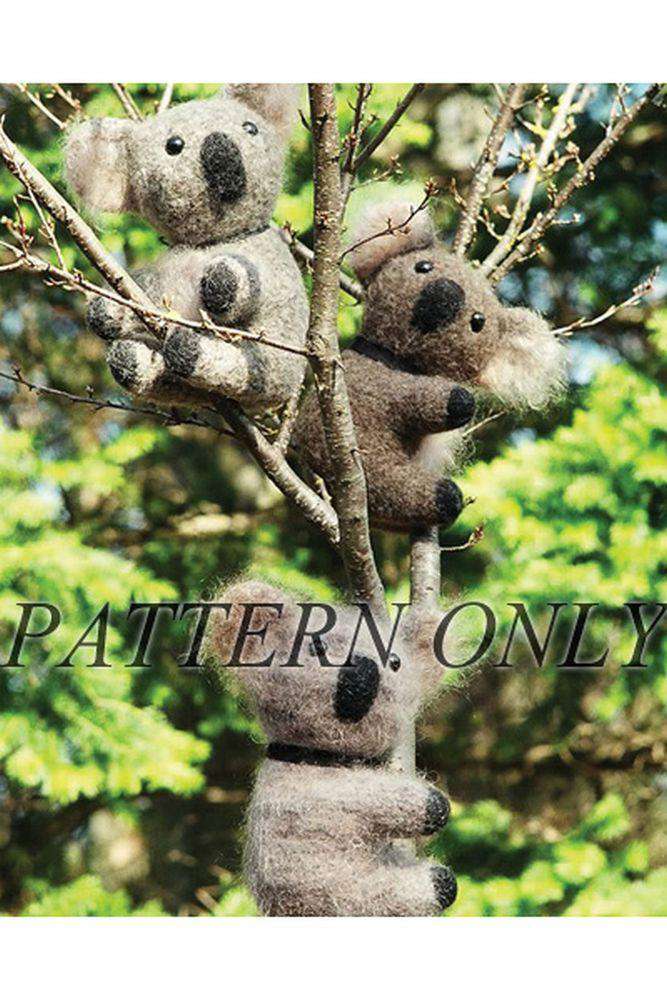 Felt Koala by Bev Galeskas *Pattern*-Patterns-Fiber Trends-Alpaca Direct
