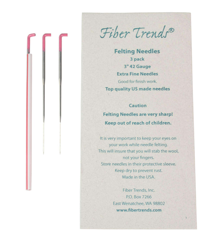 Fiber Trendz felting needles-Needles-Bryson-42 Gauge Extra Fine Point-Alpaca Direct Main image