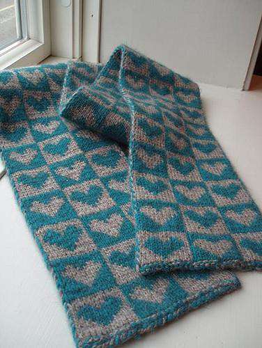 From My Heart Scarf- Pattern-Patterns-Alpaca Direct-From My Heart Scarf-Alpaca Direct Main image
