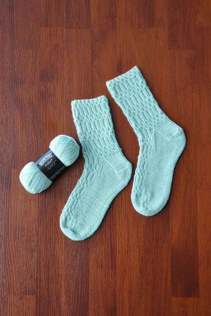 Sea Socks Designed by Universal Yarn Design Team-Patterns-Universal Yarns-Alpaca Direct