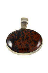 Halfmoon Mahogany Pendant-Jewelry-Alpaca Direct-Alpaca Direct Main image