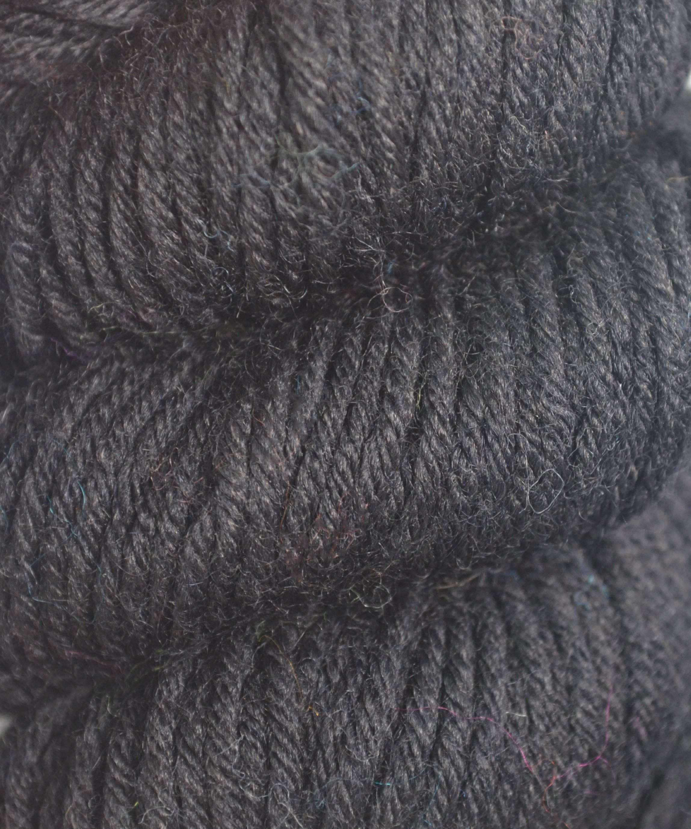 Jacob Wool Yarn, Natural Color Black - Brush Creek Wool Works