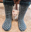 His and Hers Toe Up Mukluks-Patterns-Alpaca Direct-Alpaca Direct