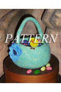 Hop to It Felted Basket *Pattern*-Patterns-Champagne Maker-Alpaca Direct