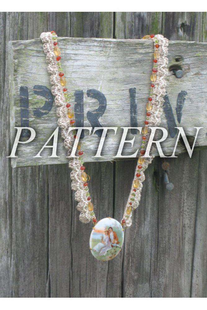 I Love Lacy Crochet Necklace *Pattern*-Patterns-Champagne Maker-Alpaca Direct