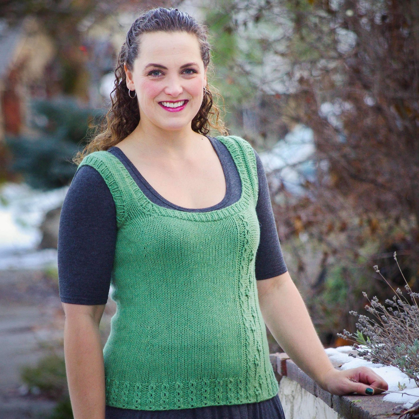 Impression Vest by Meghan Jones