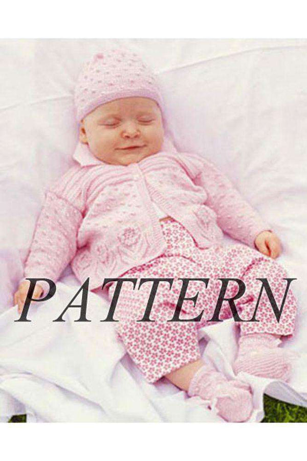 Jacket, Hat, and Booties *Pattern*-Patterns-Fiber Trends-Alpaca Direct