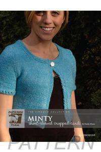 Juniper Moon Farm Moonshine &#39;Minty&#39; Shortsleeved Cropped Cardi PATTERN ONLY-Patterns-Juniper Moon Farm-Alpaca Direct