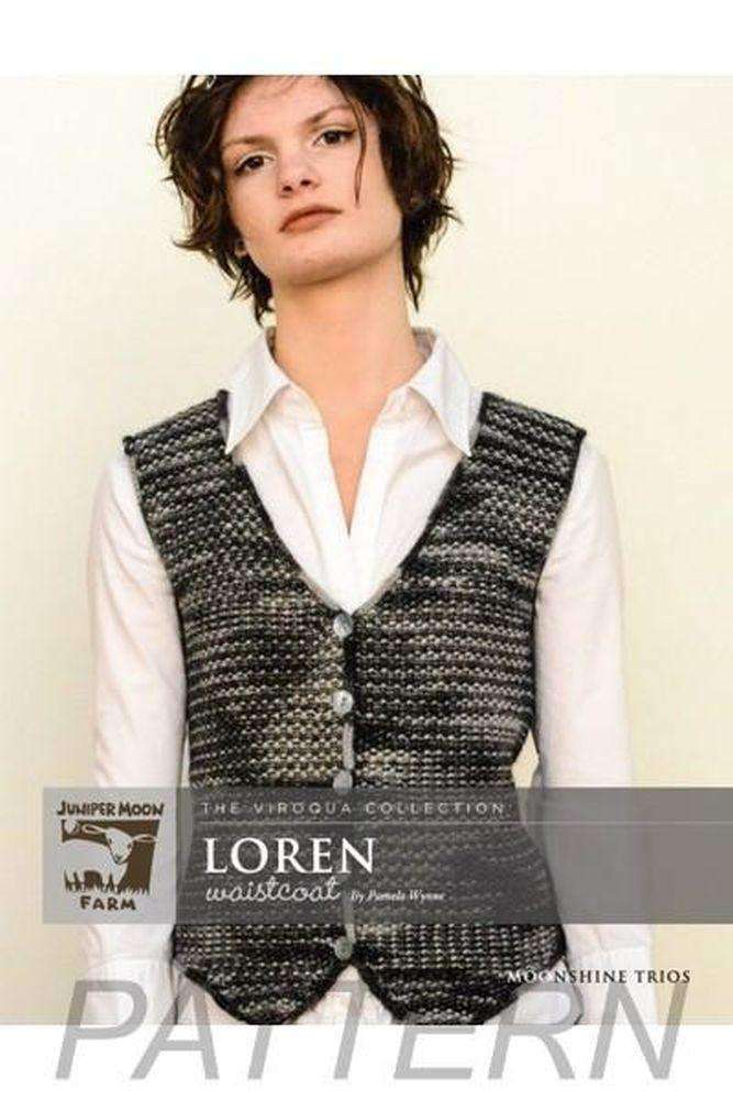 Juniper Moon Farm Moonshine Trios &#39;Loren&#39; Waistcoat PATTERN ONLY-Patterns-Juniper Moon Farm-Alpaca Direct