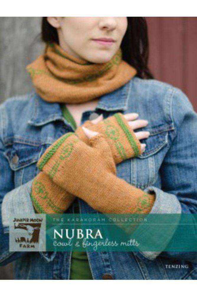 Juniper Moon Farm - Nubra Cowl and Fingerless Mitts Pattern-Patterns-Juniper Moon Farm-Alpaca Direct