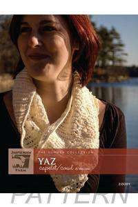 Juniper Moon Farm Zooey 'Yaz' Capelet/Cowl PATTERN ONLY-Patterns-Juniper Moon Farm-Alpaca Direct