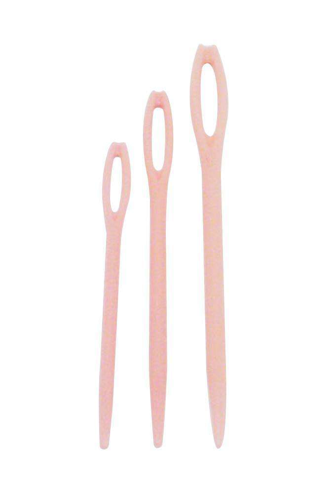 Kinki Amibari - Pink Plastic Yarn Darning Needles-Needles-Kinki Amibari-Pink-Alpaca Direct