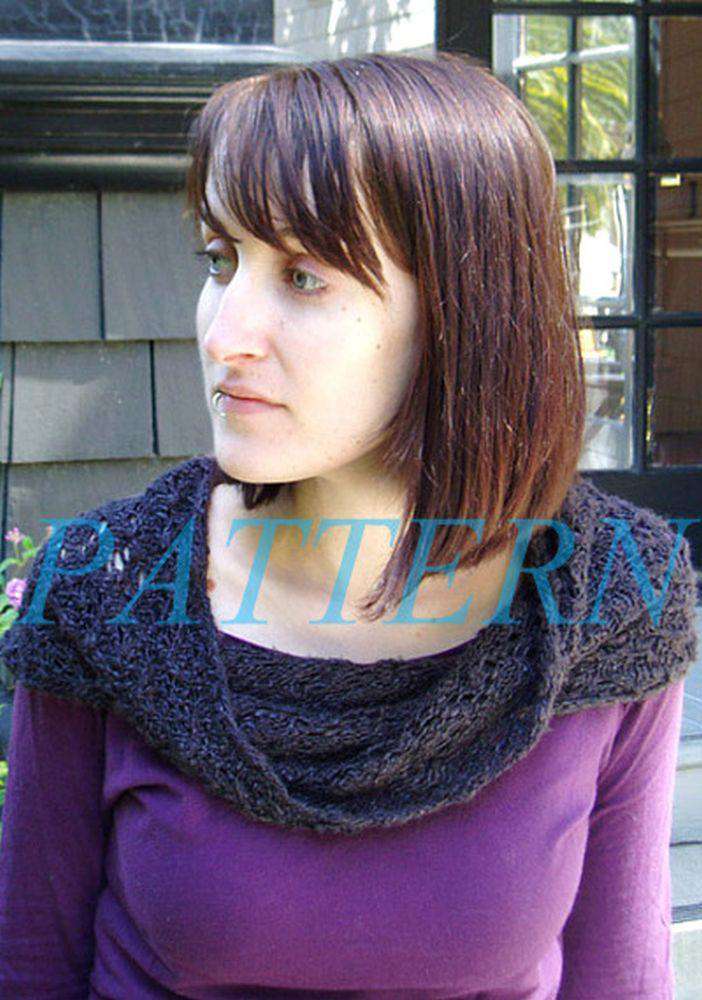 Kira K Designs Black Diamond Cowl Pattern-Patterns-Kira K Designs-Alpaca Direct