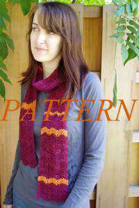 Kira K Designs Intermittent Stripes Scarf Pattern-Patterns-Kira K Designs-Alpaca Direct