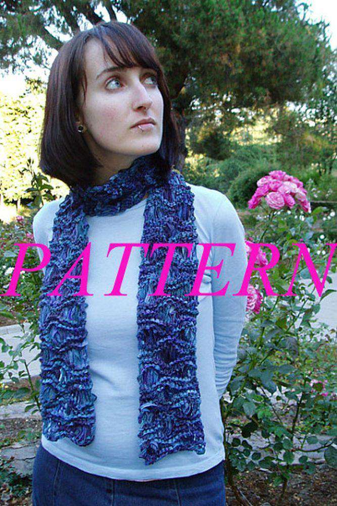 Kira K Designs Ripple Scarf Pattern-Patterns-Kira K Designs-Alpaca Direct