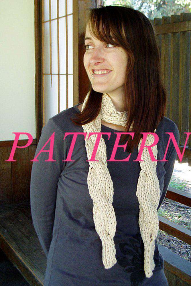 Kira K Designs Twist Scarf Pattern-Patterns-Kira K Designs-Alpaca Direct