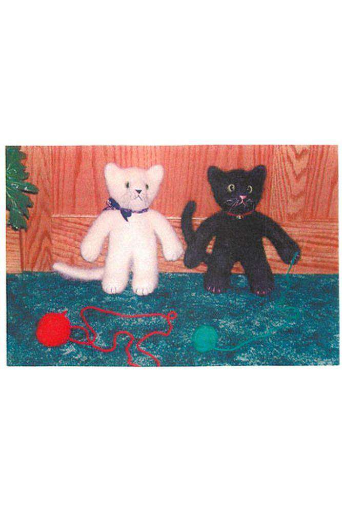 Knit and Felt Cats Pattern-Patterns-The Knitting Needle-Alpaca Direct