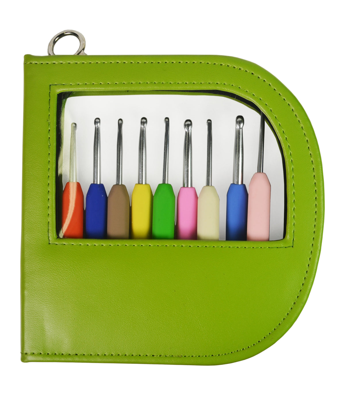 Knitter&#39;s Pride Waves Crochet Hook Set-Needles-Knitter&#39;s Pride-Hook Set Green Case-Alpaca Direct