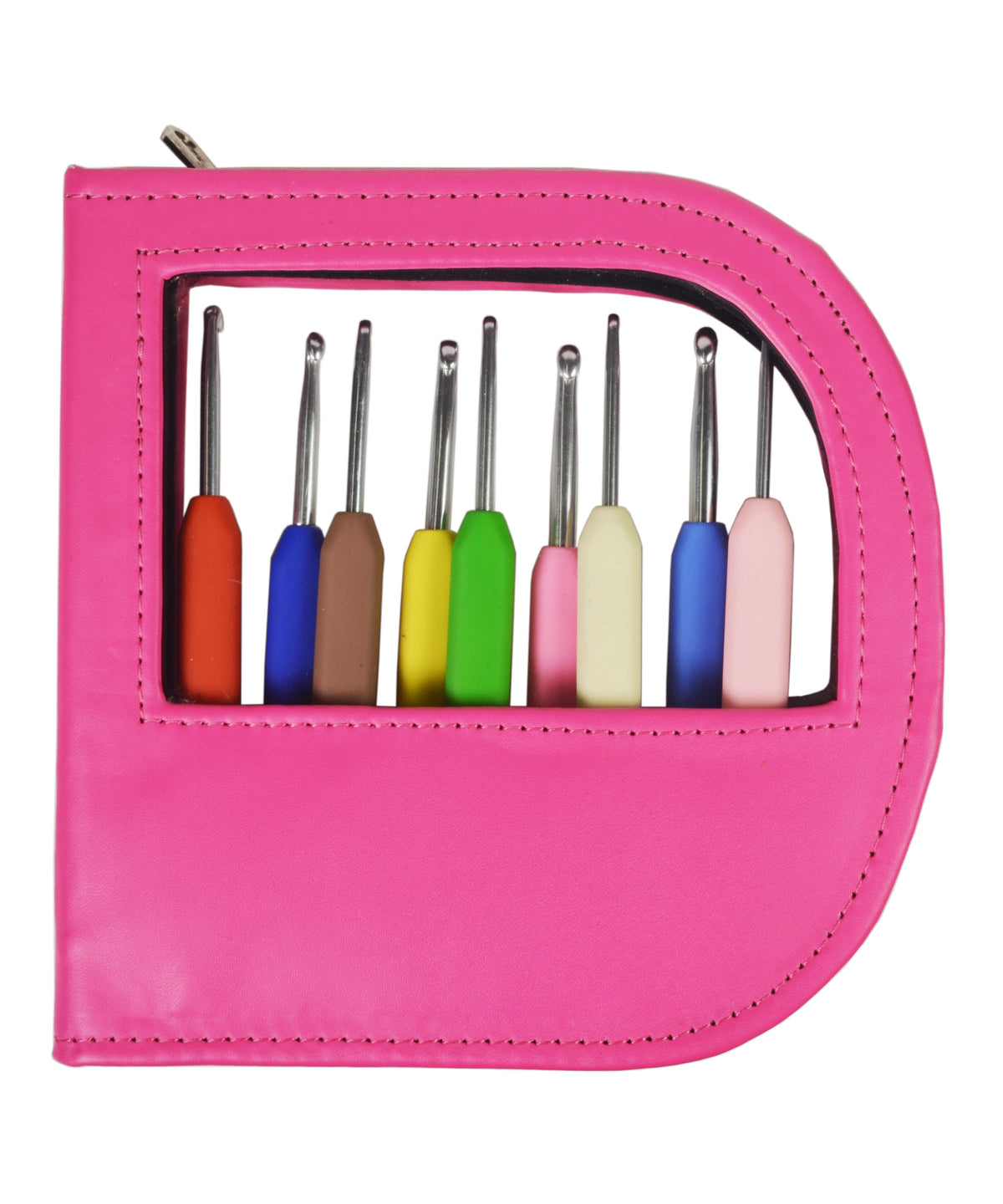Knitter&#39;s Pride Waves Crochet Hook Set-Needles-Knitter&#39;s Pride-Hook Set Pink Case-Alpaca Direct