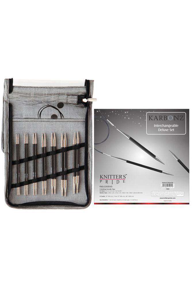 Knitter&#39;s Pride Karbonz Interchangeable Needle Deluxe Set-Needles-Knitter&#39;s Pride-Alpaca Direct