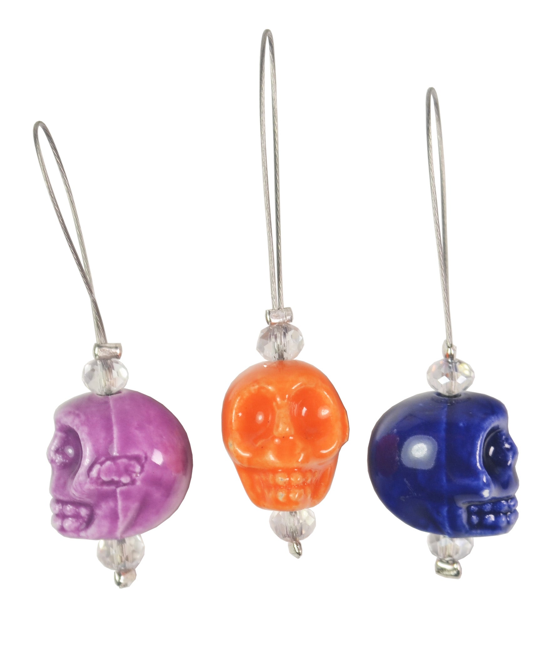 Knitter's Pride Zooni Stitch Markers Skull Candy