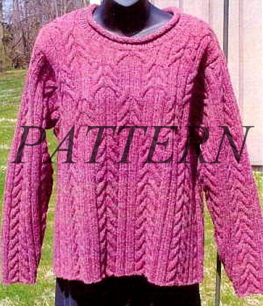 Kristmen&#39;s Design Studio Bramble Berry Sweater Pattern-Patterns-Kristmen&#39;s Design Studio-Alpaca Direct