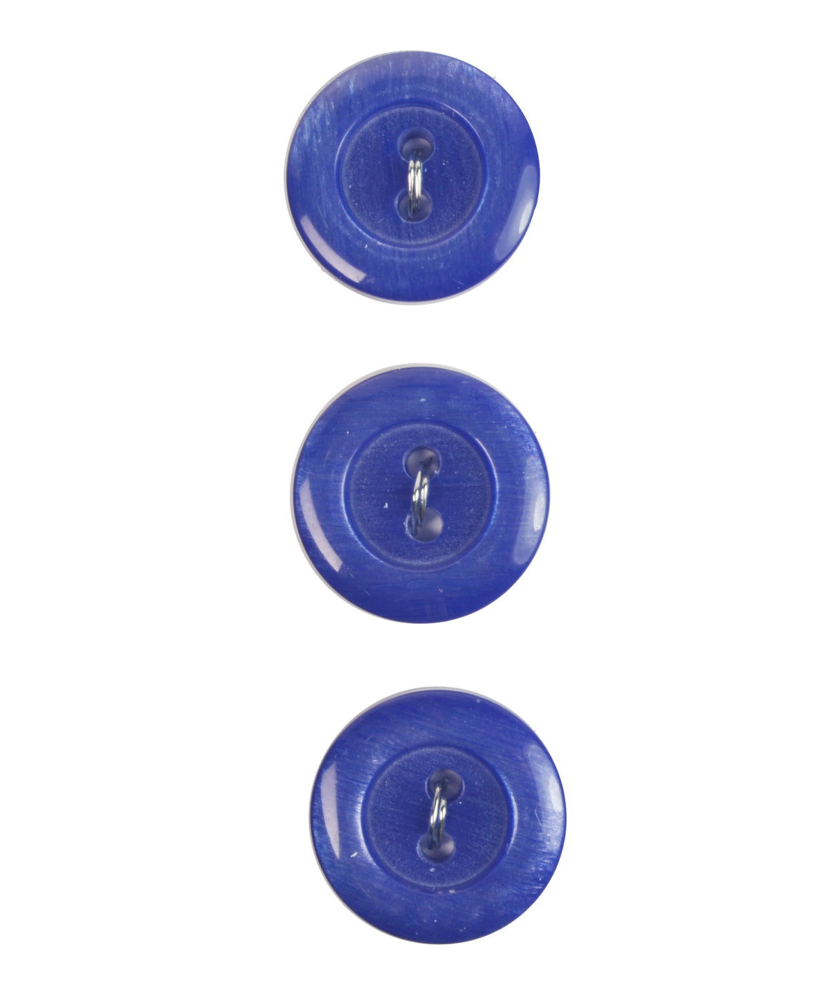 La Mode Dark Blue 5/8 (16MM) Buttons 3 piece, 2 hole Spectrum Cool #3754A-Notions-Alpaca Direct-Alpaca Direct