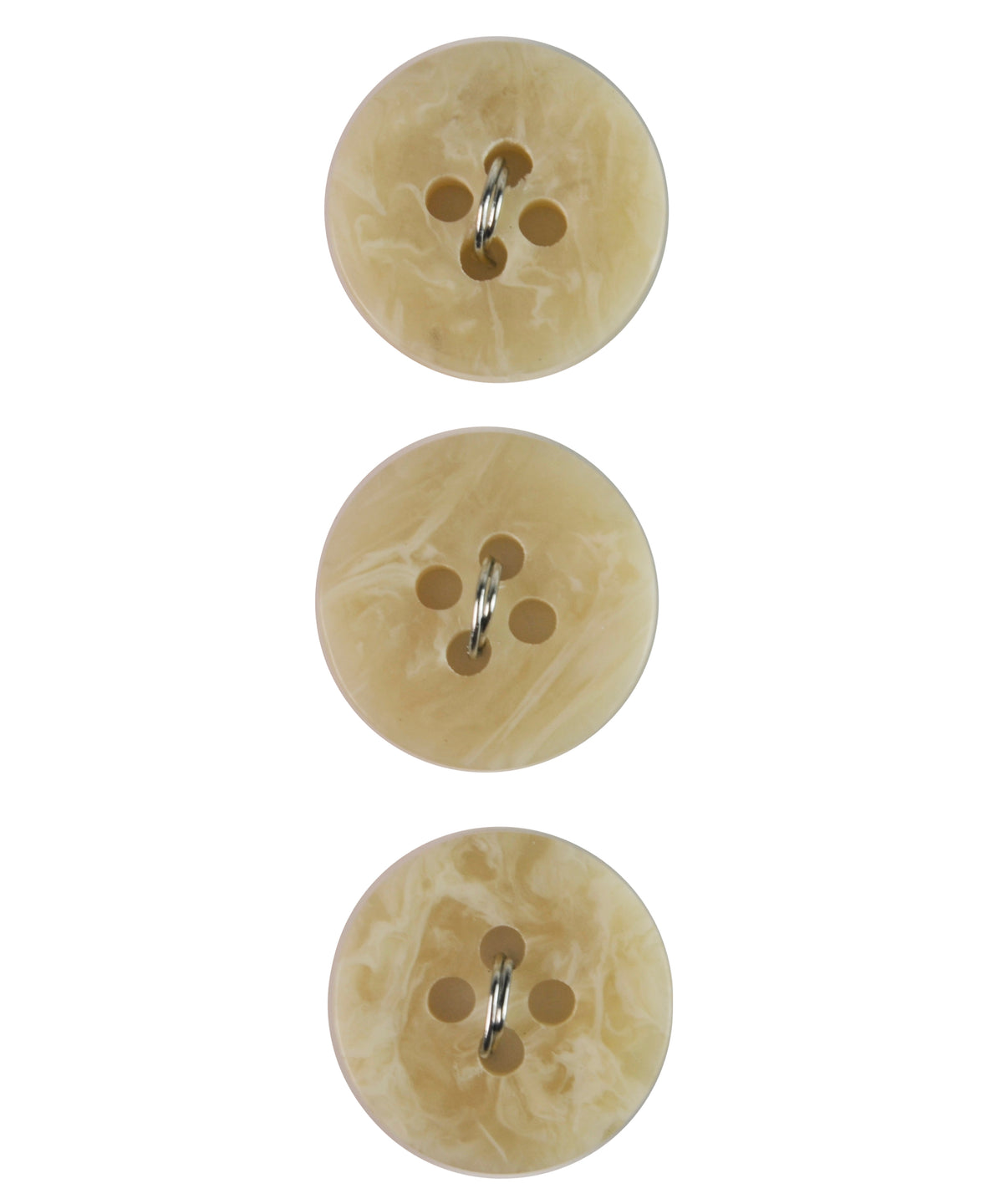 La Mode White 5/8 in (16MM) Buttons #1443-Notions-Alpaca Direct-Alpaca Direct