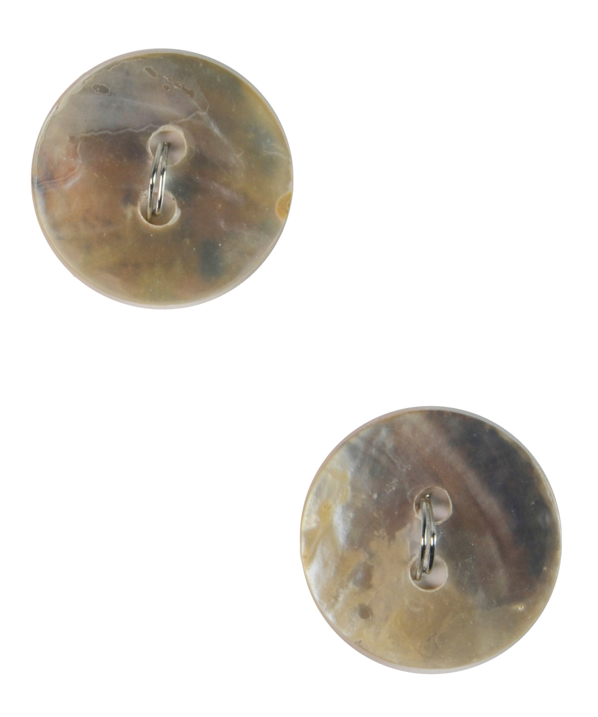 La Petite Pearl Colored Shell 5/8 in (16MM) Buttons 2 piece, 2 hole #190-Notions-Alpaca Direct-Alpaca Direct
