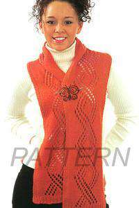 Lacey Scarves PATTERN ONLY-Patterns-Plymouth Yarn-Alpaca Direct