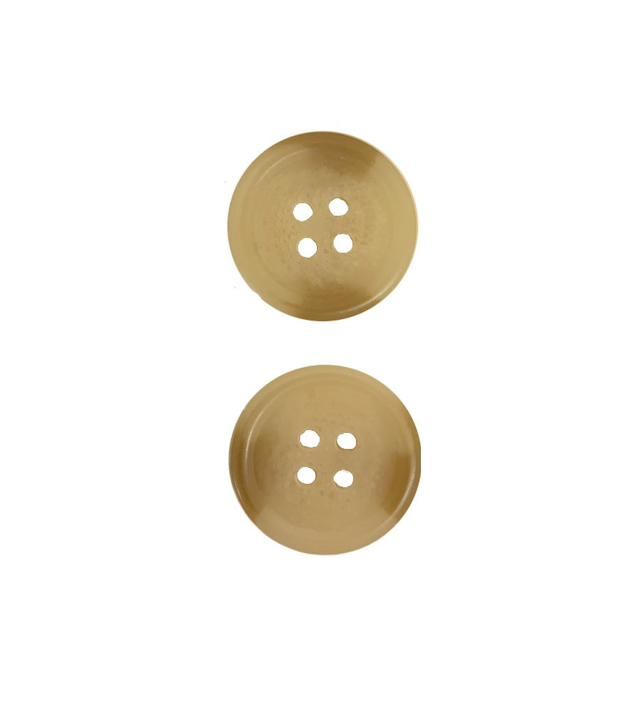 La Mode Tan Brown Mix 7/8" (22MM) Buttons 2 piece, 4 hole,  #32006