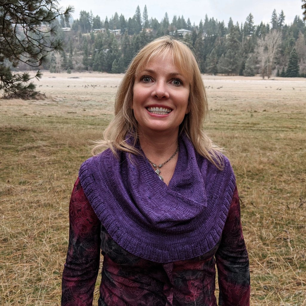 Let It Rain Cowl Pattern by Kelley Hobart-Patterns-Alpaca Direct-Alpaca Direct