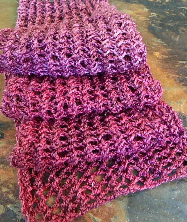 Let's Get Away Scarf by Kathleen Cubley *Pattern*-Patterns-Alpaca Direct-Alpaca Direct Main image