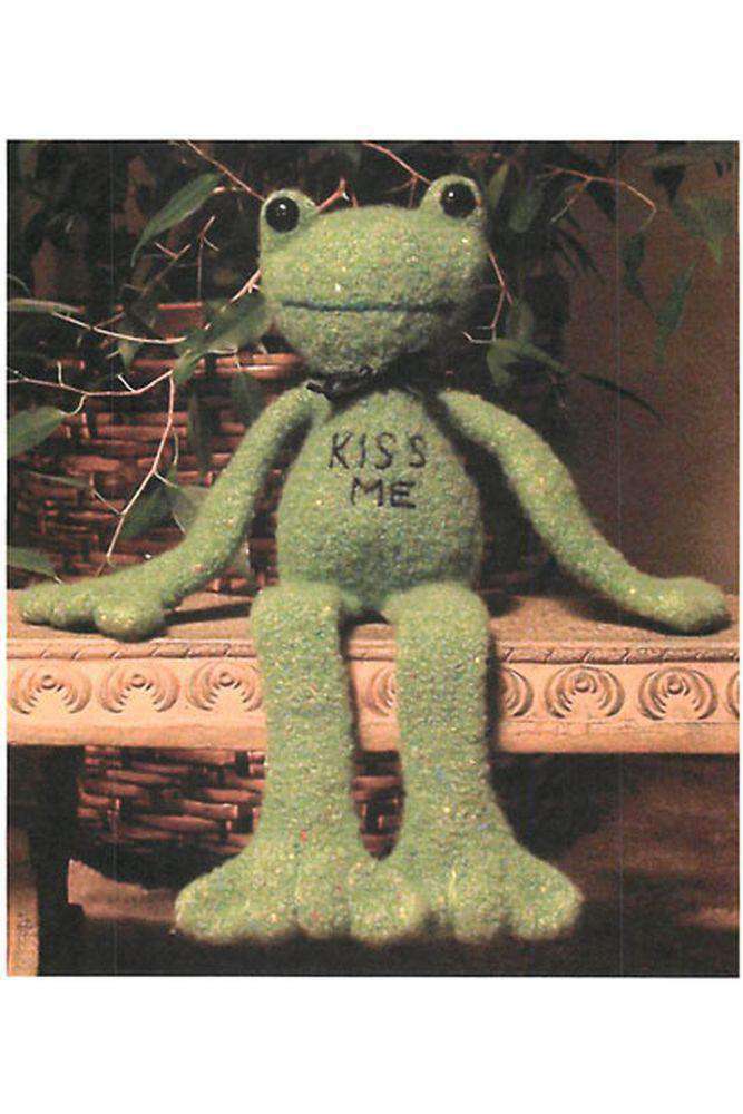 Little Leepin' LongLegs Knit and Felt Frog Pattern-Patterns-The Knitting Needle-Alpaca Direct