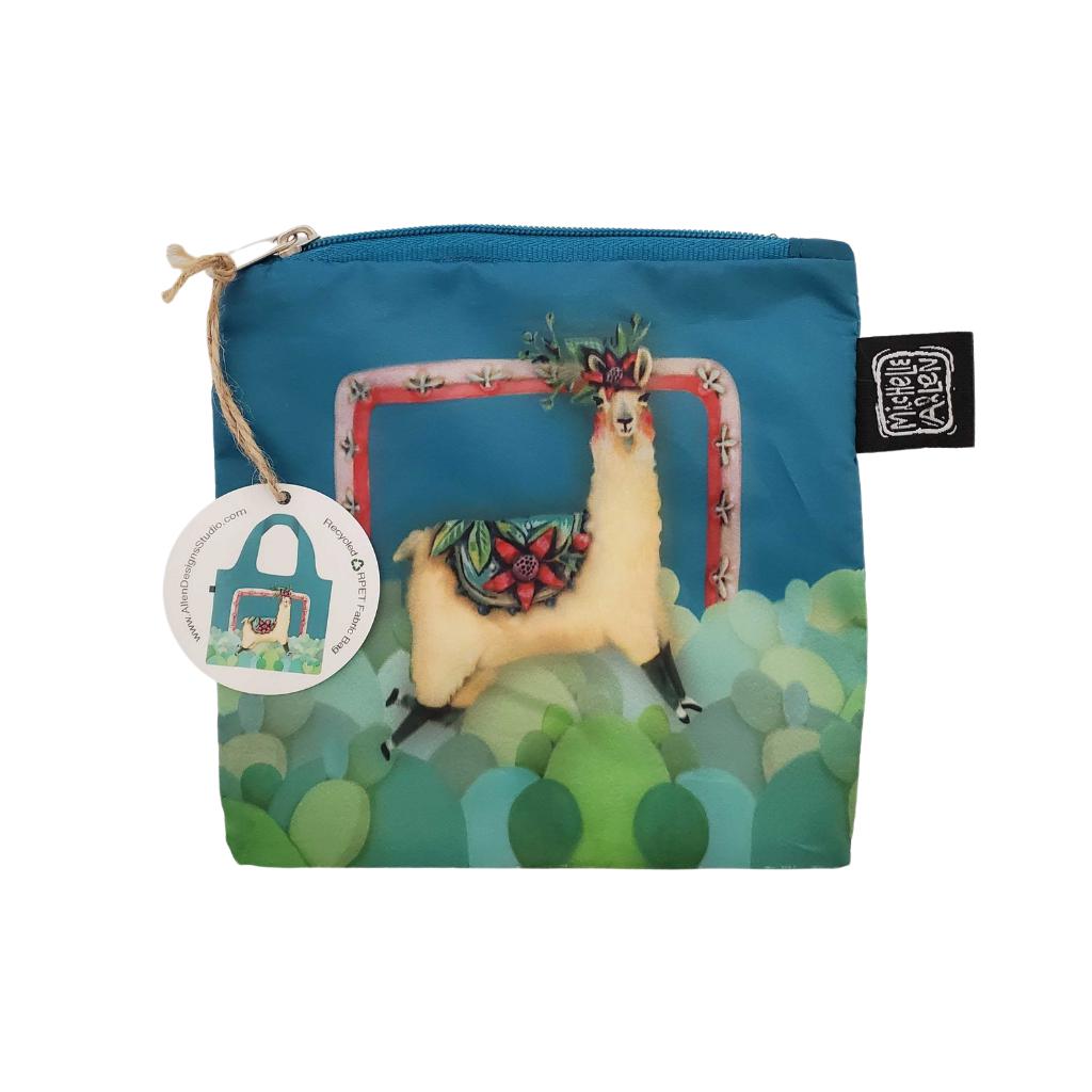 Llama Love Foldable Bag-Notions-Alpaca Direct-Alpaca Direct Main image
