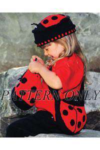 Lovable Ladybugs - hat &amp; two different bags *Pattern*-Patterns-Fiber Trends-Alpaca Direct