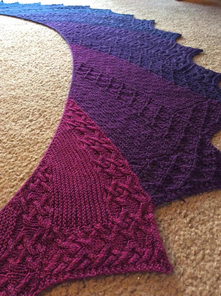 Luckdragon Shawl by Verybusymonkey-Patterns-Verybusymonkey-Alpaca Direct