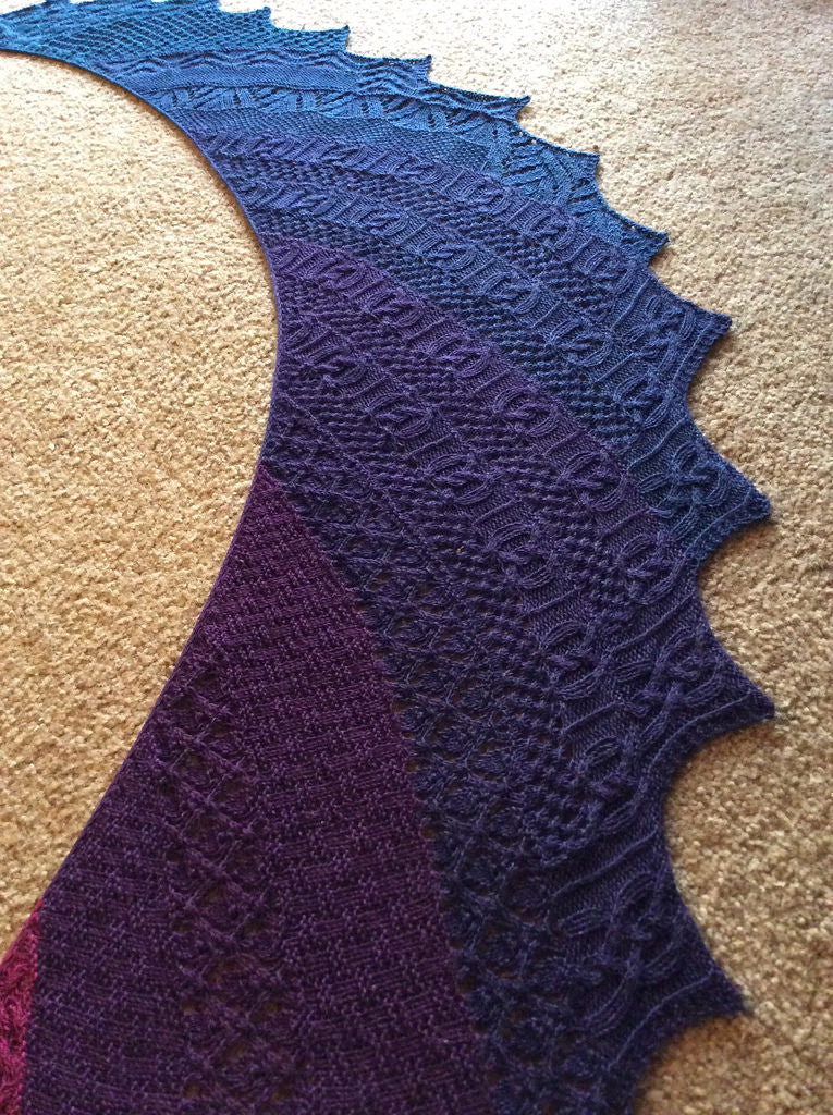 Luckdragon Shawl by Verybusymonkey-Patterns-Verybusymonkey-Alpaca Direct