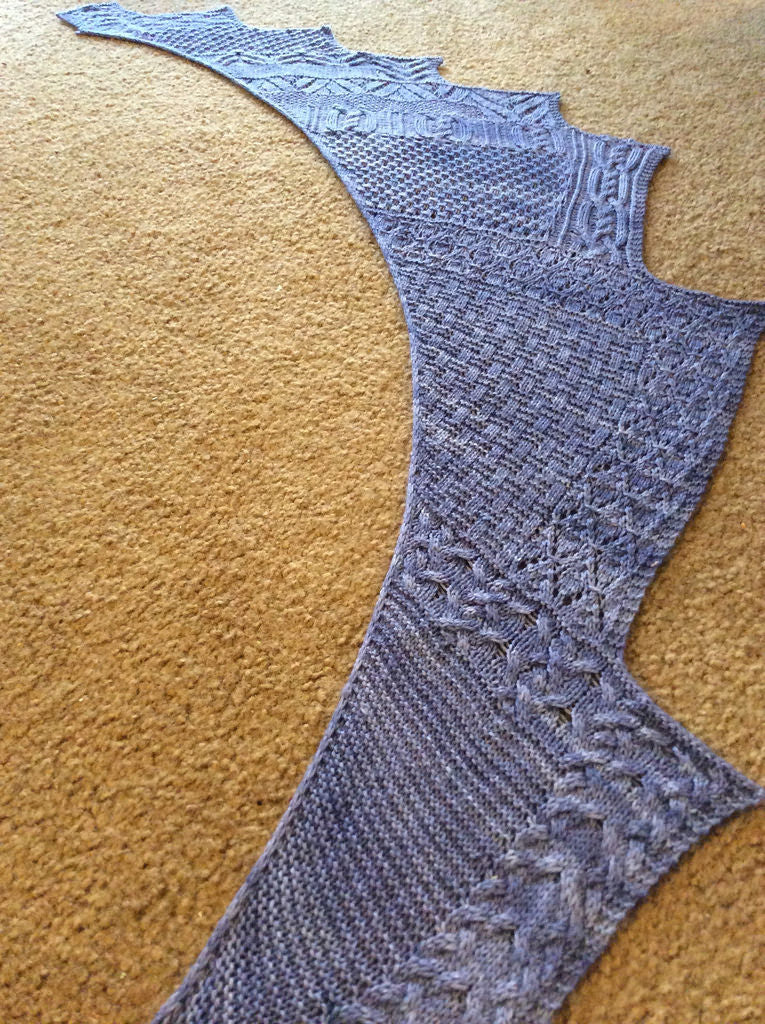 Luckdragon Shawl by Verybusymonkey-Patterns-Verybusymonkey-Alpaca Direct