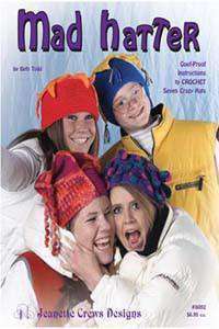 Mad Hatter - Goof-proof instructions to Crochet Seven Crazy Hats-Books-Alpaca Direct-Alpaca Direct Main image