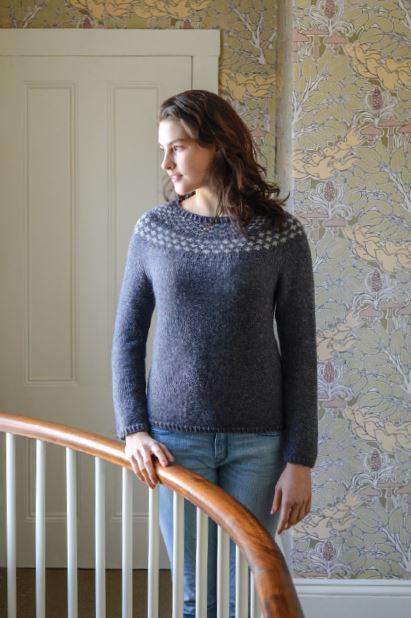 Mended Pullover by Beatrice Perron Dahlen *Berroco Pattern*-Patterns-Berroco-Alpaca Direct