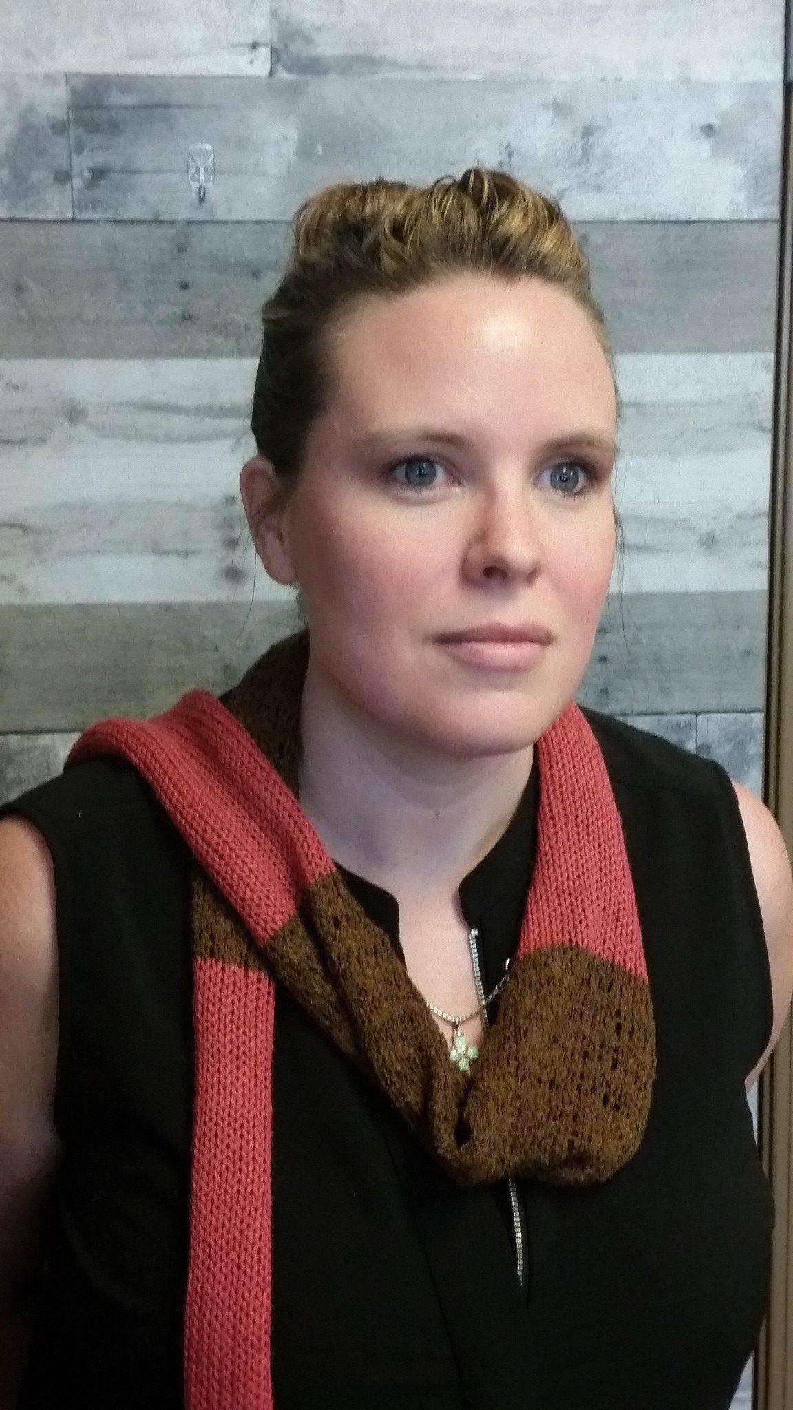 Miranda Striped Baby Alpaca Scarf-Scarves-Alpaca Direct-Hot Cocoa-Alpaca Direct Main image